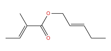 (E)-2-Pentenyl (E)-2-methyl-2-butenoate